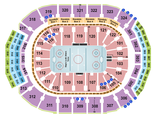 Scotiabank Arena Seating Chart